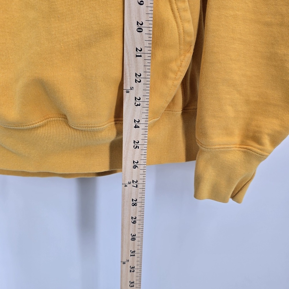 Champion Hoodie Men's M Reverse Weave Yellow Logo Casual Comfort - Picture 3 of 8